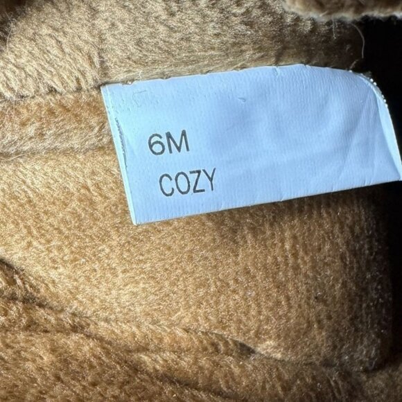 Khombu Womens Insulated Duck Snow Boots Size 6M Leather Cozy Winter Footwear - Picture 5 of 11